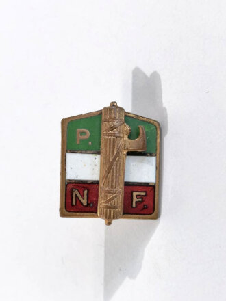 Partito Nazionale Fascista " Mitgliedsabzeichen 1922 - 1930 " Italien