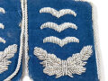 Luftwaffe, Paar Kragenspiegel für einen Hauptmann  " Sanitätstruppe "