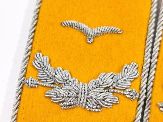 Luftwaffe, Paar Kragenspiegel für einen Leutnant der Fliegertruppe