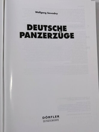 "Deutsche Panzerzüge", Sawodny, Lizenzausgabe, Nebel Verlag, 144 Seiten, DIN A4