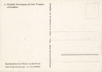 Ansichtskarte "Ärztliche Versorgung auf dem...