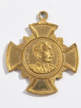 Tragbare Medaille / Kreuz " Friedrich der III. Deutscher Kasier und Wilhelm II. Deutscher Kasier " Gesamtgröße 32mm
