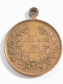 Tragbare Medaille " Fürst Bismarck, geb. 1. April 1815 - gest. 1. Juli 1898 " Durchmesser 28mm