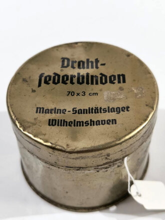 Transportbehälter für " Drahtfederbinden 70 x 3" Marine Sanitätslager Wilhelmshaven