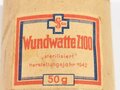 Pack " 50g Wundwatte" Herstellungsjahr 1942