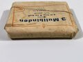 Pack " 3 Mullbinden" Herstellungsjahr 1943