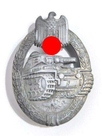 Panzerkampfabzeichen in Silber, Hohlprägung