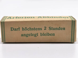 "Arterien Abbinder" aus der Zeit des 2.Weltkrieg in der originalen Umverpackung