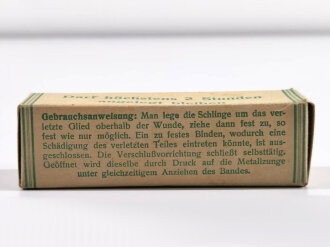"Arterien Abbinder" aus der Zeit des 2.Weltkrieg in der originalen Umverpackung