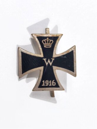 1. Weltkrieg, Patriotrisches Abzeichen, Eisernes Kreuz 1914 mit 2. Splinten auf der Rückseite, größe 18mm