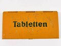 "Tabletten" kasten für die Sanitätstasche der Sanitätsoffiziere