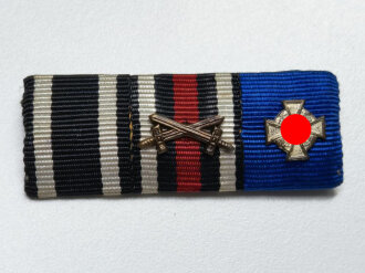 3er Bandspange eines Kriegsteilnehmers im 1. Weltkrieg...