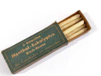 "6 Ampullen Menthol Eukalyptus Riech Essenz" in Umverpackung