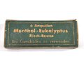 "6 Ampullen Menthol Eukalyptus Riech Essenz" in Umverpackung