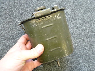 Anlasskraftstoffbehälter Wehrmacht, Originallack