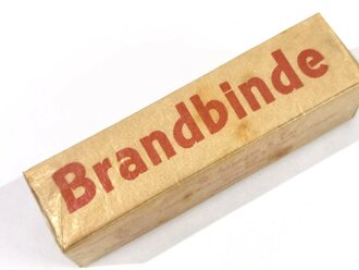 Brandbinde in Umverpackung datiert 1941