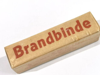 Brandbinde in Umverpackung datiert 1941