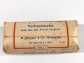 Pack " Verbandwatte" datiert 1941