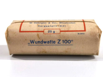 Pack " Verbandwatte" datiert 1941