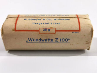 Pack " Verbandwatte" datiert 1941