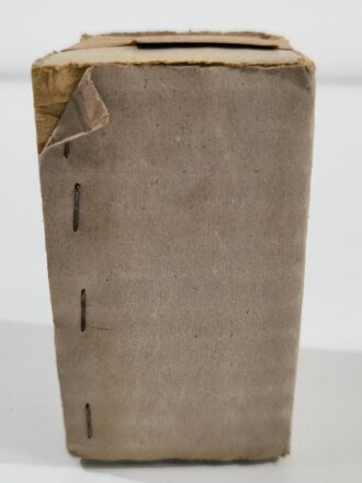 Glas  " Chloraminpuder " in Umverpackung datiert 1939, gehört so in die Luftschutz Hausapotheke