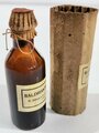 Flasche  " Baldriantinktur " in Umverpackung datiert 1941, gehört so in die Luftschutz Hausapotheke