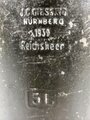 5 Liter Kanne "Reichsheer 1939" Originallack, guter Gesamtzustand
