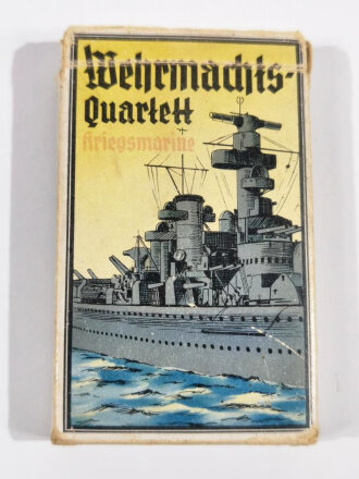 "Wehrmachts Quartett Kriegsmarine" Gebraucht, komplett