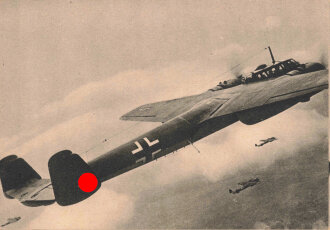 Ansichtskarte Luftwaffe "Deutsche Kampfflugzeuge vom Baumuster Do 17" - Der Adler die große Luftwaffen-Illustrierte