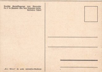 Ansichtskarte Luftwaffe "Deutsche Kampfflugzeuge vom Baumuster Do 17" - Der Adler die große Luftwaffen-Illustrierte