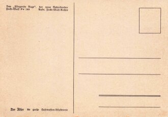 Ansichtskarte Luftwaffe "Das Fliegende Auge der neue...