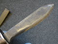 US Army WWI, Bolo knife in hard to find metal scabbard. Untouched example