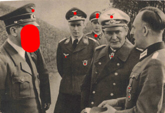 Ansichtskarte Luftwaffe "Der Führer und Hermann...