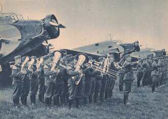 Ansichtskarte Luftwaffe "Musikkorps der Luftwaffe" - Der Adler die große Luftwaffen-Illustrierte