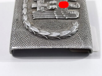 Deutsches Rotes Kreuz, Koppelschloss für Mannschaften aus Aluminium, Hersteller OLC, getragenes Stück in gutem Zustand