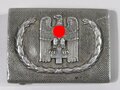 Deutsches Rotes Kreuz, Koppelschloss für Mannschaften aus Aluminium, Hersteller OLC, getragenes Stück in gutem Zustand
