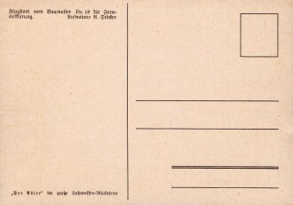 Ansichtskarte Luftwaffe "Flugboot vom Baumuster Do 18 für Fernaufklärung" - Der Adler die große Luftwaffen-Illustrierte