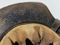 Stahlhelm Luftschutz. Originallack, ungereinigtes Stück, entnazifiziert