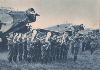 Ansichtskarte Luftwaffe "Musikkorps der Luftwaffe" - Der Adler die große Luftwaffen-Illustrierte