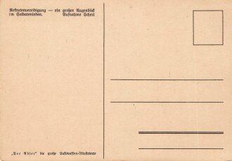 Ansichtskarte Luftwaffe "Rekrutenvereidigung - ein...