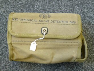 US Army WWII, Kit, Chemical Agent Detector, M9 with contents. Rare
