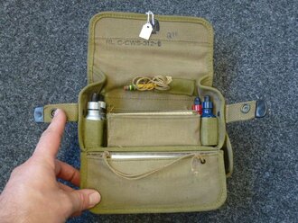 US Army WWII, Kit, Chemical Agent Detector, M9 with contents. Rare