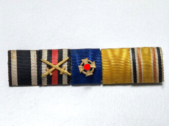 5er Bandspange eines bayerischen Veteranen des 1. Weltkriegs, Breite 71mm