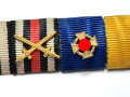 5er Bandspange eines bayerischen Veteranen des 1. Weltkriegs, Breite 71mm