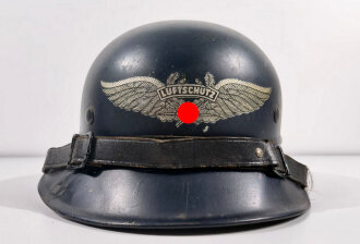 Stahlhelm Luftschutz, in allen Teilen originales...