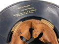 Stahlhelm Luftschutz, in allen Teilen originales Stück, ungereinigt