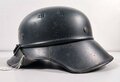 Stahlhelm Luftschutz, in allen Teilen originales Stück, ungereinigt