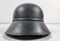 Stahlhelm Luftschutz, in allen Teilen originales Stück, ungereinigt