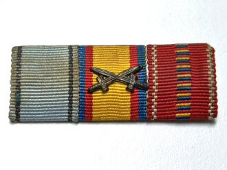 3er Bandspange, Auszeichnung für Mannhaftigkeit, Rumänien, Kreuzzug gegen den Kommunismus, Breite 44mm