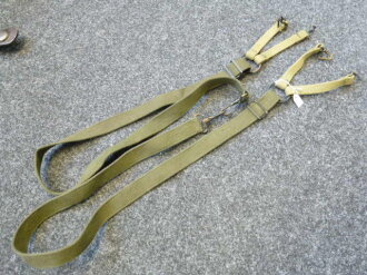 US Army WWII,USMC suspenders, khaki - OD, unissued set